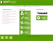 Tablet Screenshot of apelsevilla.com